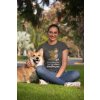 t shirt mockup of a woman with a smiling dog next to her 28036 (8)