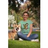 t shirt mockup of a woman with a smiling dog next to her 28036 (13)