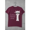 mockup of a basic tee hanging on a concrete wall 33689 (2)