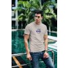 t shirt mockup Tričko s logom auta Volvo a fashionable man posing by a pool 430 el (5) (1)