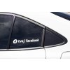 Nálepka na auto Tvoj facebook