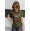 mockup of a blonde woman checking out her t shirt 4969 el1 (4)