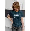 mockup of a blonde woman checking out her t shirt 4969 el1 (5)