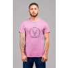 t shirt mockup of a redhead man with tattoos standing in a studio 22340