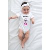 Dojčenské dievčenské body Mama, tato