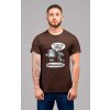 t shirt mockup of a redhead man with tattoos standing in a studio 22340
