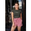 t shirt mockup featuring a woman in striped shorts 28210 (8)