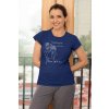 t shirt mockup featuring a middle aged woman standing against a balcony door 31606 (10)