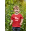 mockup of a toddler wearing a t shirt and walking in nature 2915 el1 (6)