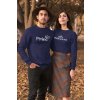 Unisex mikiny pre páry Princ a princezná