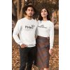 Unisex mikiny pre páry Princ a princezná