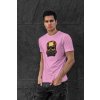 t shirt mockup featuring a serious looking man posing against a dark stone wall 427 el (4)