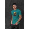 t shirt mockup featuring a serious looking man posing against a dark stone wall 427 el (10)