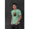 t shirt mockup featuring a serious looking man posing against a dark stone wall 427 el (12)
