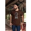 t shirt mockup featuring a bearded man with a cap by a graffiti wall 28194