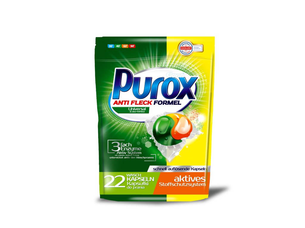 PUROX CAPS 22 szt UNIVERSAL doypack VISUALL PACK 2021