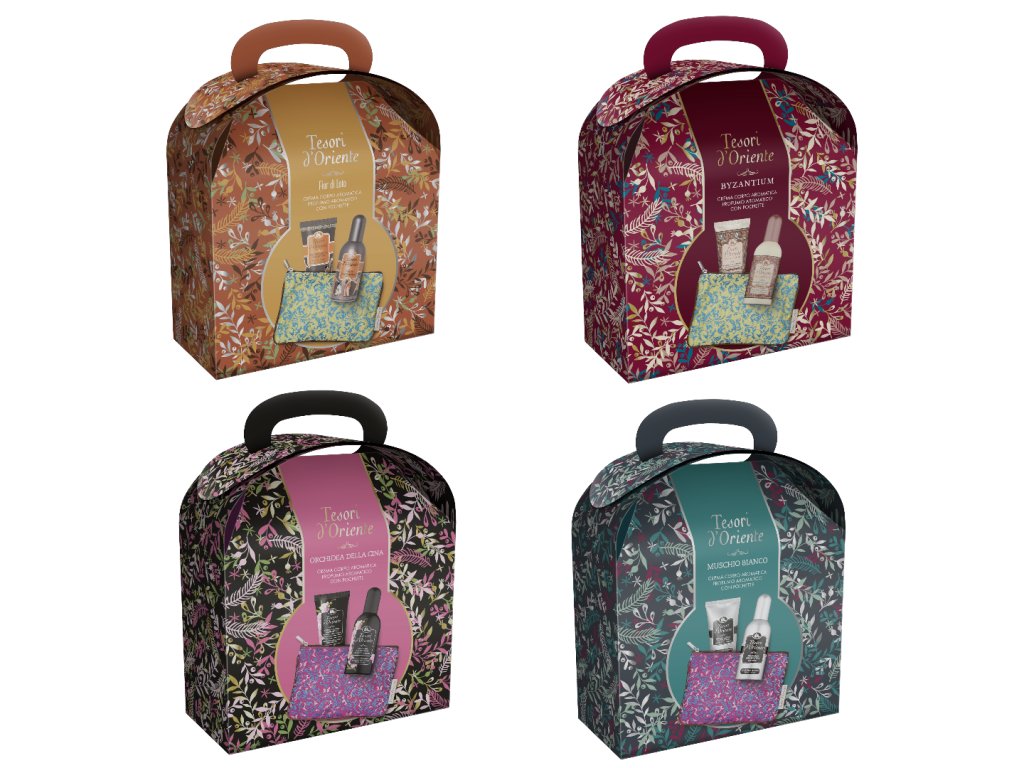 TESORI D´ORIENTE Darčeková sada taška 4vône (Vôňa Byzantium)