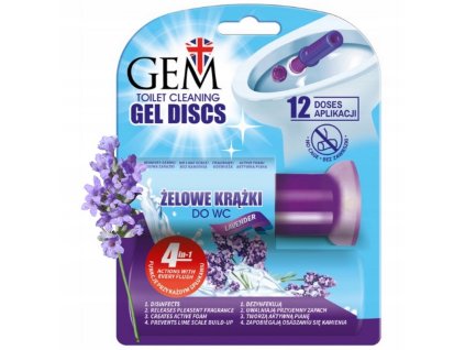 Zelowe Krazki do Toalety Gem Aplikator 12szt Lawenda (1)