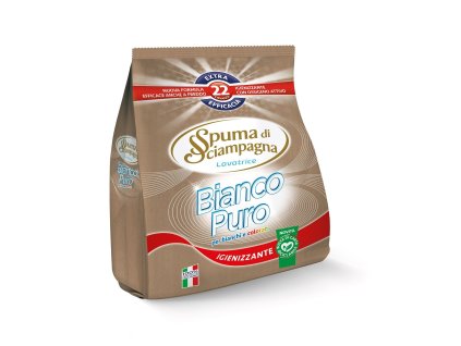 0029814 spuma di sciampagna sacco lavatrice bianco puro 22 misurini