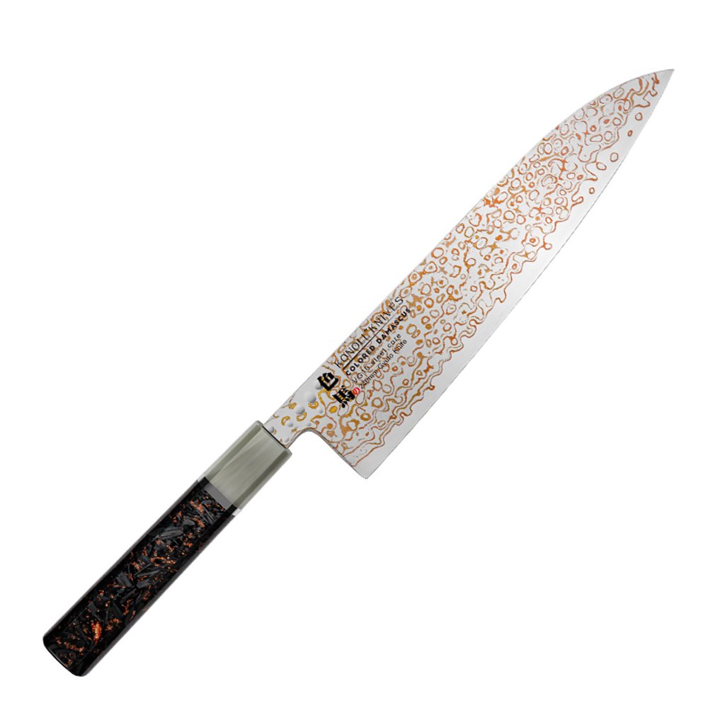 54731 kuchynsky nuz chef gyuto 240 mm konoll colored damascus 1
