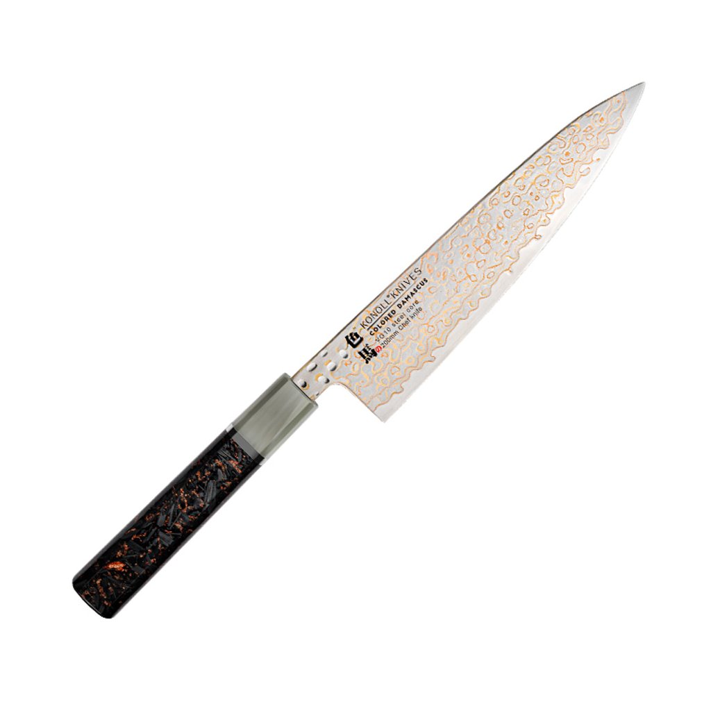 54734 kuchynsky nuz chef gyuto 200 mm konoll colored damascus 1