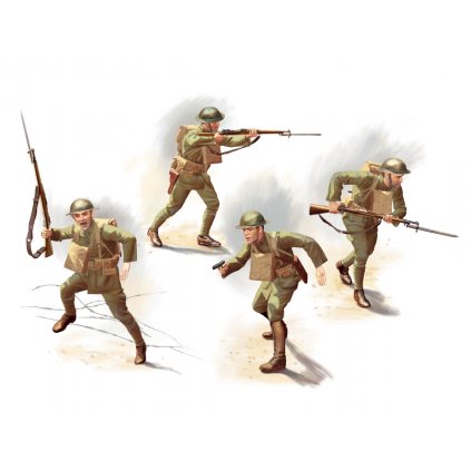 1:35 ICM US Infantry (1918) (4 figures)