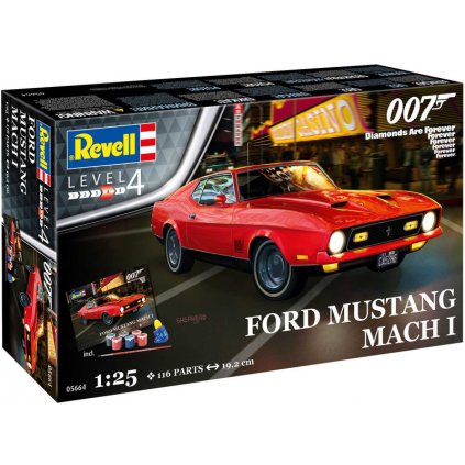 Revell Ford Mustang I - Diamanty jsou věčné (1:25) (Giftset)