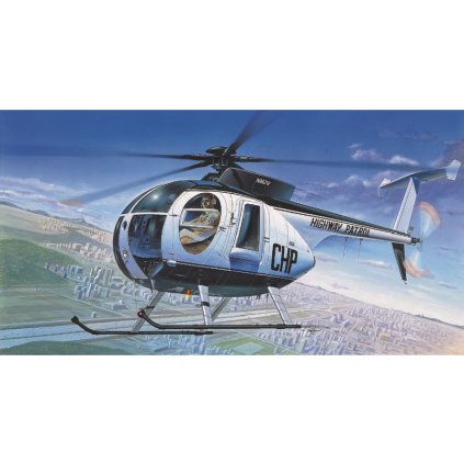 Academy Hughes 500D Police Helicopter (1:48)