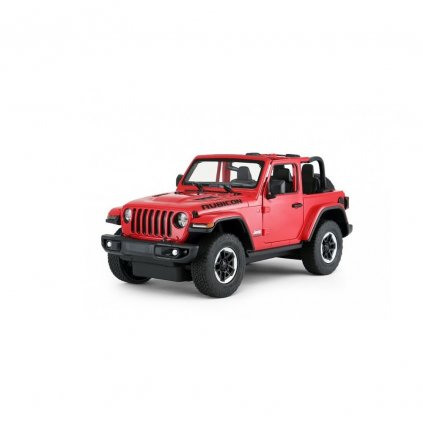 Rastar RC auto Jeep Wrangler Rubicon 1:14 červená