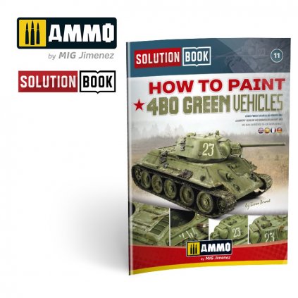 How to Paint How to Paint 4BO Green Vehicles SOLUTION BOOK MULTILINGUAL BOOK