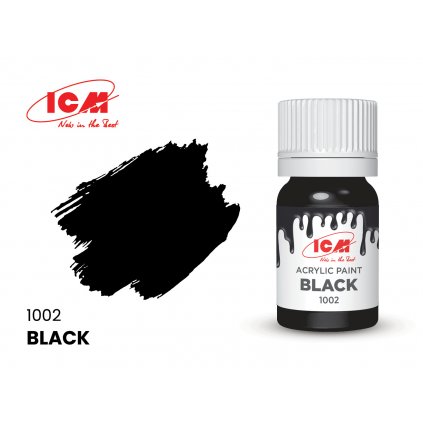 ICM Black - bottle, 12 ml