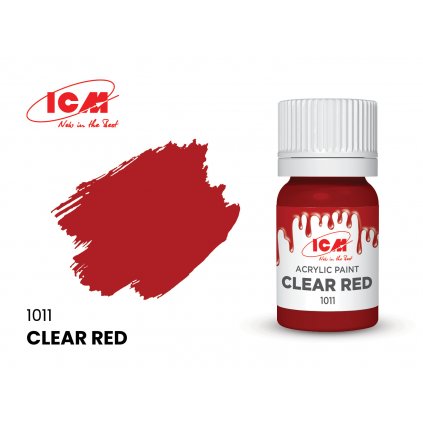 ICM Clear Red - bottle, 12 ml