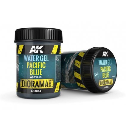 AK Dioramas WATER GEL PACIFIC BLUE - 250ml (Acrylic)