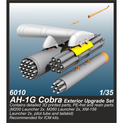 1/35 AH-1G Cobra Exterior Upgrade Set / for ICM kits