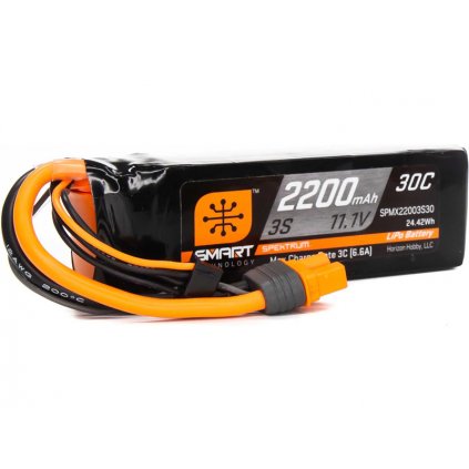 Spektrum Smart LiPo 11.1V 2200mAh 30C IC3