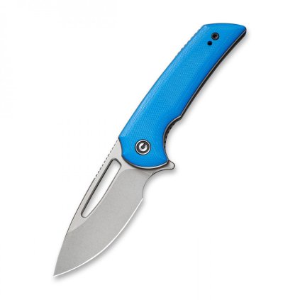 3390 zaviraci nuz civivi odium blue s modrou rukojeti g10 a pojistkou liner lock