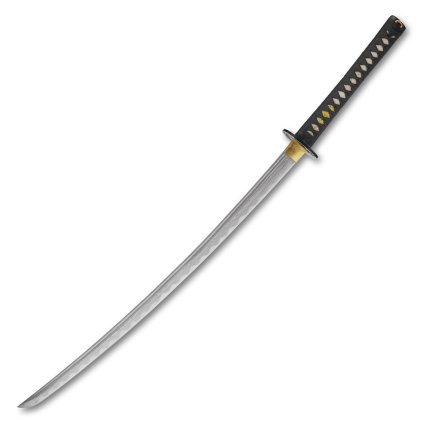 3639 8 pohled na dekorativni mec katana uruto damaskova ocel aisi 1045