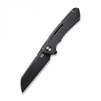 5343 premiovy zaviraci nuz weknife mini buster black s titanovou rukojeti a cepeli z oceli cpm 20cv