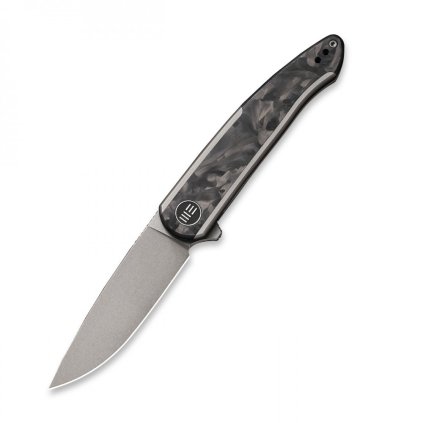 5520 luxusni zaviraci nuz we knife smooth sentinel s titanovou rukojeti a cepeli stonewashed