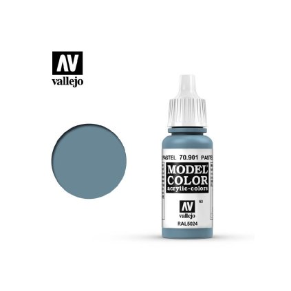 9008 1 vallejo model color 70901 pastel blue 17ml