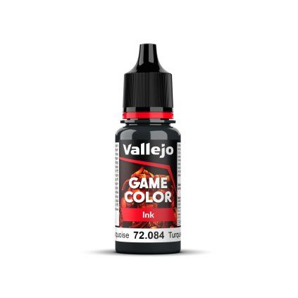 12998 1 vallejo game color 72084 dark turquoise ink 18 ml