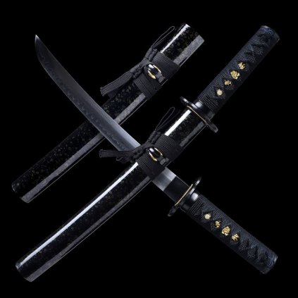 4920 funkcni tanto kuro hebi s cernozlatou pochvou a realnym hamonem