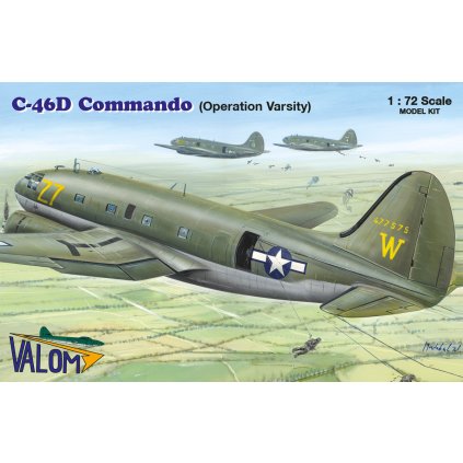 16490 1 1 72 curtiss c 46d commando operation varsity valom
