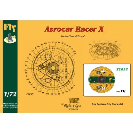 81014 1 1 72 avrocar racer x fly