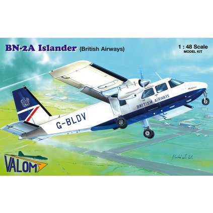 16988 1 1 48 britten norman bn 2a islander british airways valom