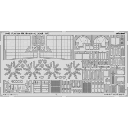 69104 1 1 72 fortress mk iii exterior for airfix kit