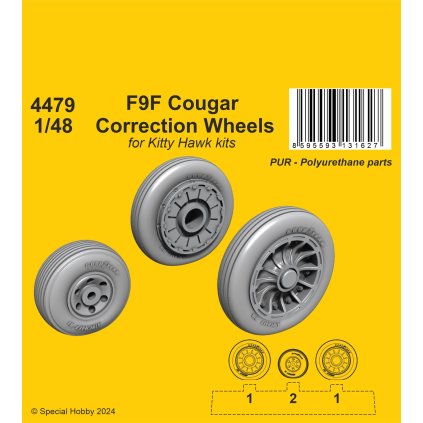 24104 1 1 48 f9f cougar correction wheels for kitty hawk kits