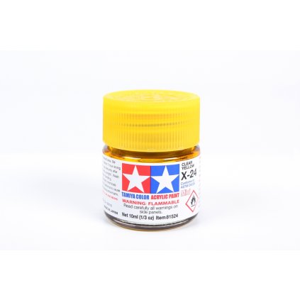 16100 1 16100 tamiya 81524 acrylic mini x 24 clear yellow