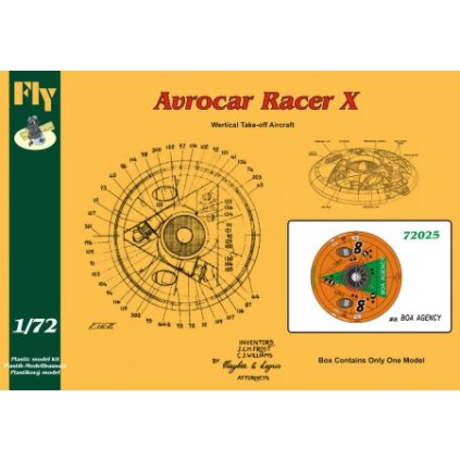 62777 1 1 72 avrocar racer x boa agency