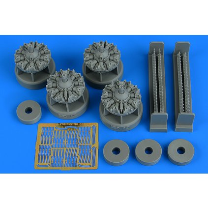 33479 1 1 48 b 17g flying fortress engine set hk model